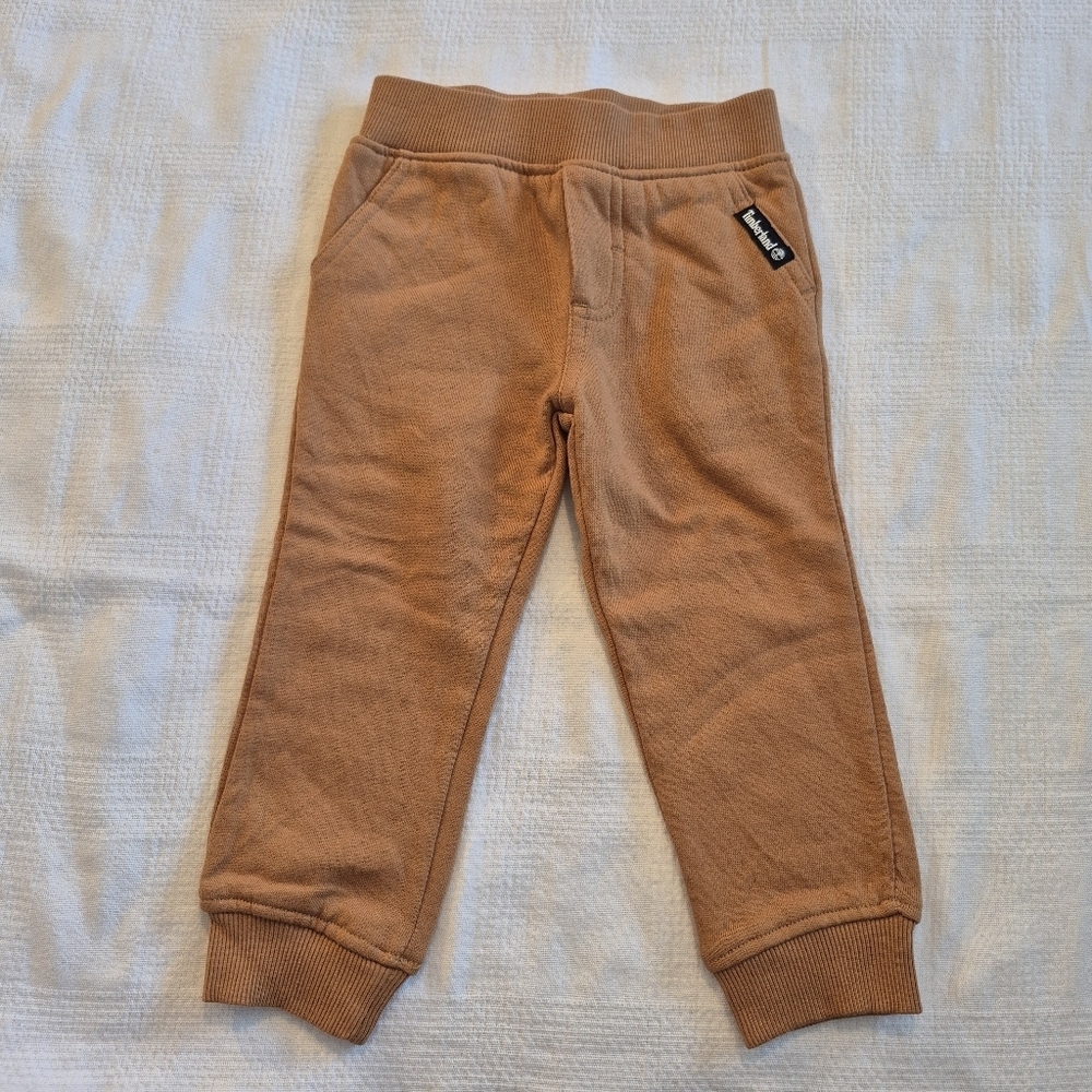 Timberland boys size 3T light brown jogging pants, NWOT